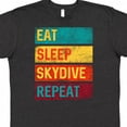 thumbnail image 4 of Inktastic Skydiving Eat Sleep Skydive Repeat T-Shirt, 4 of 5