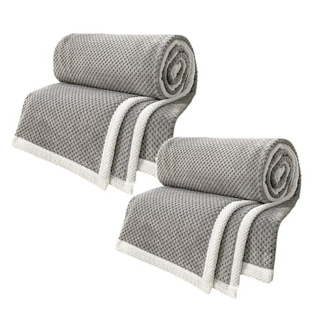 

Oleegame 2PC Kitchen Rug Summer Ice Blanket Comfortable Cooler Quilt With Double Cold Effect & Absorbs Heat & Quickly Cool Down For Night Sweats Hot Sleepers & All Seasons Ideal Summer Blanket