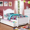 thumbnail image 6 of Furniture of America Crista Wood White Kids Trundle, 6 of 8