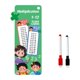 thumbnail image 2 of Matemáticas para niños Flashcard de enseñanza Ayudas 8x18 cm con anillo de carpeta Bordes redondeados Resistencia con 2 bolígrafos de borrado Multiplicación, 2 of 8