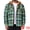Green Khaki, variant on DARING DIVA Shirt Jacket Drawstring Hooded Plaid Shacket M Dark Green