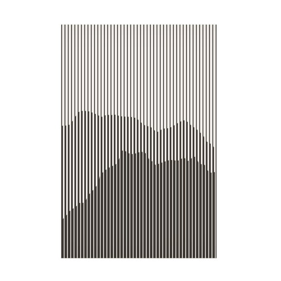 Trademark Fine Art jay stanley Dark Mountains Series 2 Canvas Wall Art