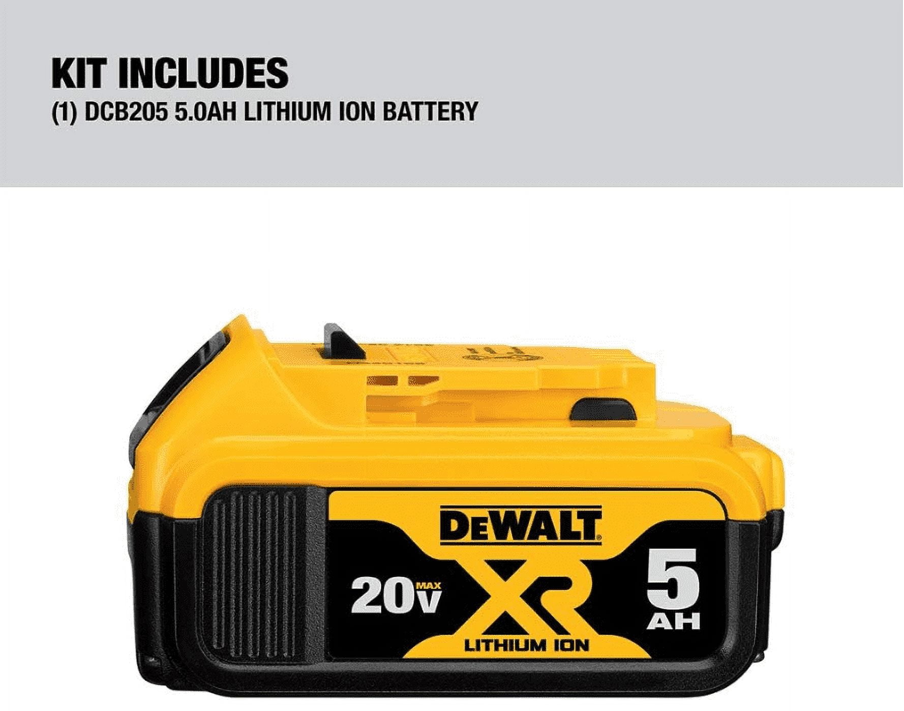 DEWALT DCB205 20V 5.0Ah XR Power Tool Battery