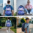 thumbnail image 2 of Jeiento 17 Inch Kids Backpack And Lunch Box Set for Elementary Boys Girls Ages 6-8, Galaxy Axolotl 4-Piece Backpack Set with Adjustable Padded Straps, Lunch Bag, Pencil Case, Bookmark, 2 of 7