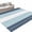 Haze blue light blue, variant on Entryway Rug 2'x3', Navy Blue Green Stripe Kitchen Runner Rugs Non-Slip Carpet Mats, Modern Art Horizontal Striped Bedside Rugs Runners Washable Floor Carpet for Bathroom Laundry Room