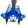 YTBW 3 Ton Compact Size Steel Hydraulic Floor Jack Rapid Pump Blue