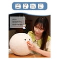 thumbnail image 4 of White Snowball Doll Pillow Plush Toy Ball-Shaped Doll Cartoon Soft Cute Festival Gift for Children 40cm, 4 of 5