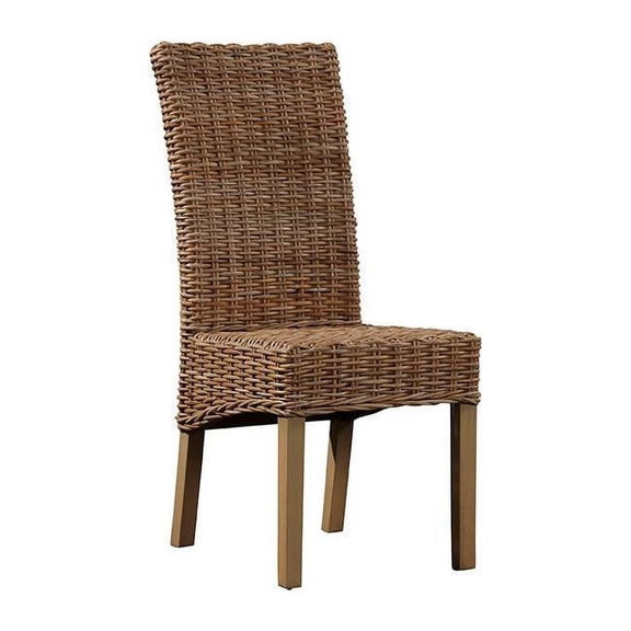 Reef Mango & Kubu Highback Parsons Side Chairs (Set of 2)
