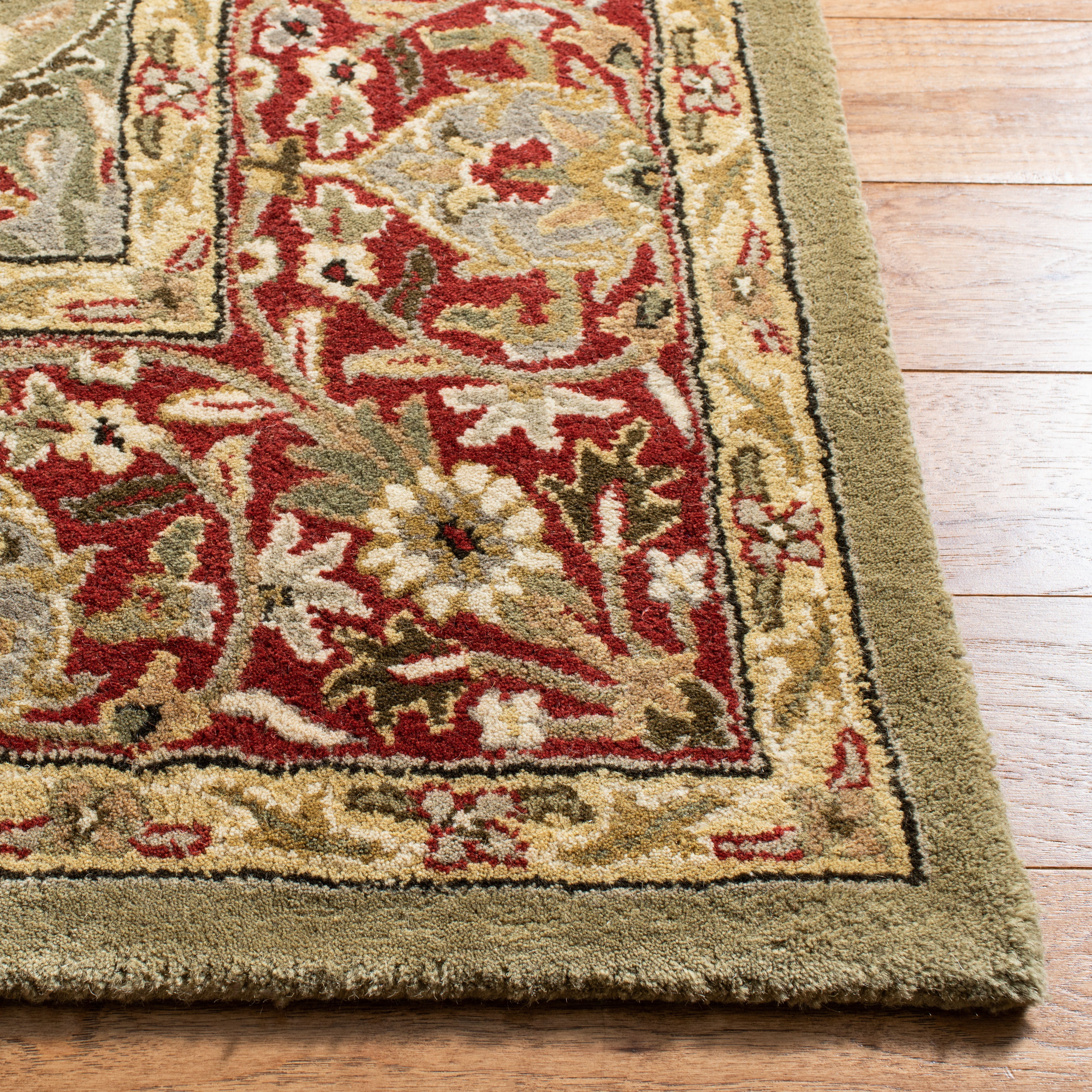 SAFAVIEH Persian Legend Adrian Oriental Runner Rug, Light Green/Rust, 2'6" x 22'