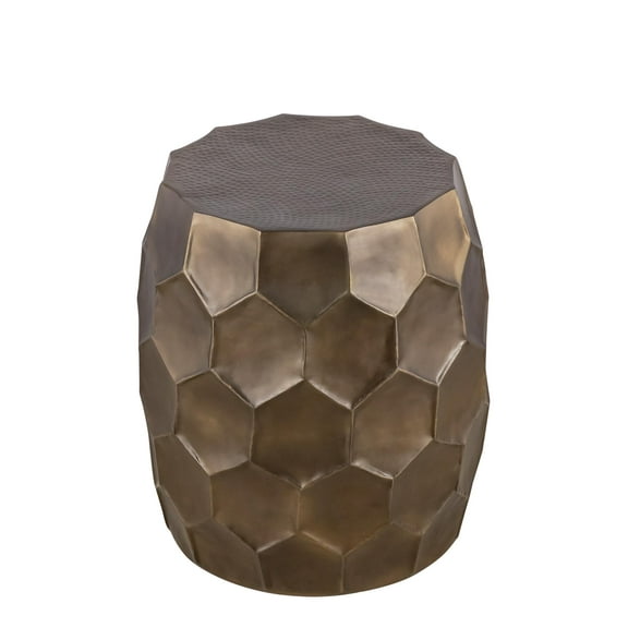 Galaxy Home Furnishings ET-101 END Table made with Aluminum in Gold