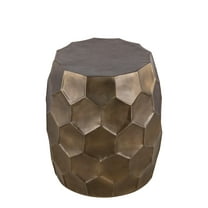 Galaxy Home Furnishings ET-101 END Table made with Aluminum in Gold