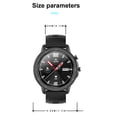 thumbnail image 4 of Pulsera inteligente Reloj deportivo a prueba de agua con pantalla redonda y táctil completa, rastreador de ejercicios, con banda de silicona, color negro Inevent EL000124-01B, 4 of 7
