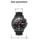 thumbnail image 4 of Pulsera inteligente Reloj deportivo a prueba de agua con pantalla redonda y táctil completa, rastreador de ejercicios, con banda de silicona, color negro Inevent EL000124-01B, 4 of 7