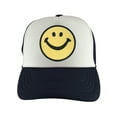 thumbnail image 1 of Gravity Threads Smile Adjustable Trucker Hat - Navy/White, 1 of 2