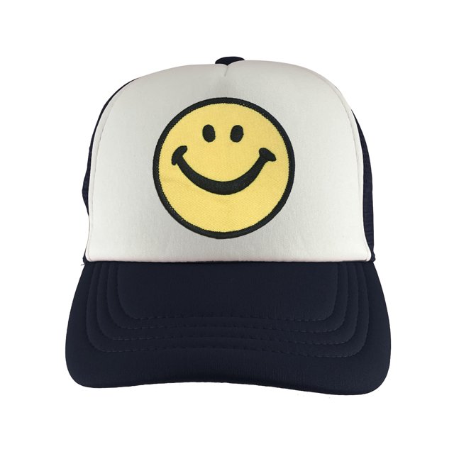 Gravity Threads Casquette de Camionneur Ajustable Sourire - Marine/blanc