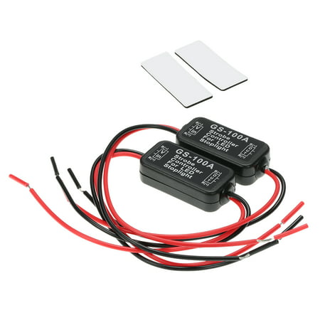 2 PCS GS-100A Flash Strobe Controller Brake Light Flasher Module for Car LED Brake Stop Tail Lamp DC (Best Car Tail Lights)