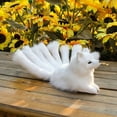 thumbnail image 3 of Cute Nine-tailed Fox Plush Doll Simulated Animal Stuffed Toy Model Decor Gift New, 3 of 8