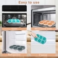 thumbnail image 4 of Jetcloudlive 3 Pzas Molde para Pastel Mini Bundt 6 Cavidades Moldes para Pastel Acanalados Antiadherente Molde para Pastel Mini Resistente Al Calor Molde de Silicona para Hornear Cupcakes Muffins de, 4 of 11