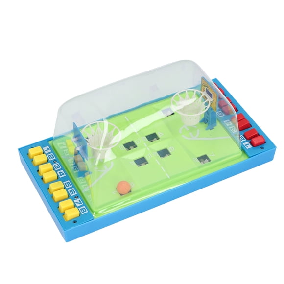 Jouet interactif de jeu de basket-ball, jeu de table de basket-ball pour améliorer la dextérité des doigts, communication émotionnelle pour le haut jaune, bleu