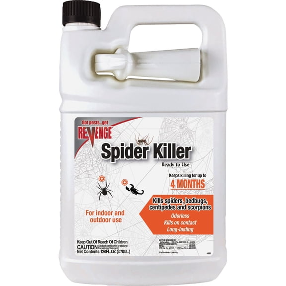 Bonide Spider Killer Ready-to-Use Spray - Insecticide for Termites, Indoor, 128 oz — Residential Use, Standard Application