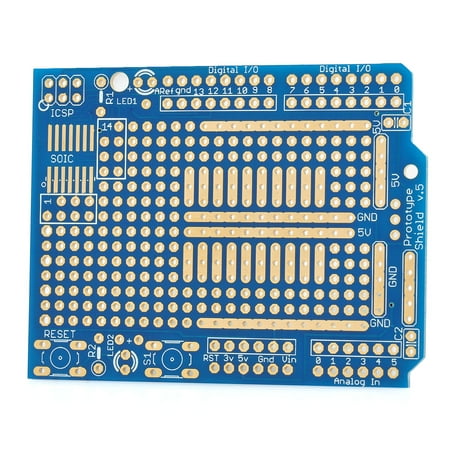 Board Shield - Works with Official Arduino Boards Prototyping Shield PCB Board for Arduino
