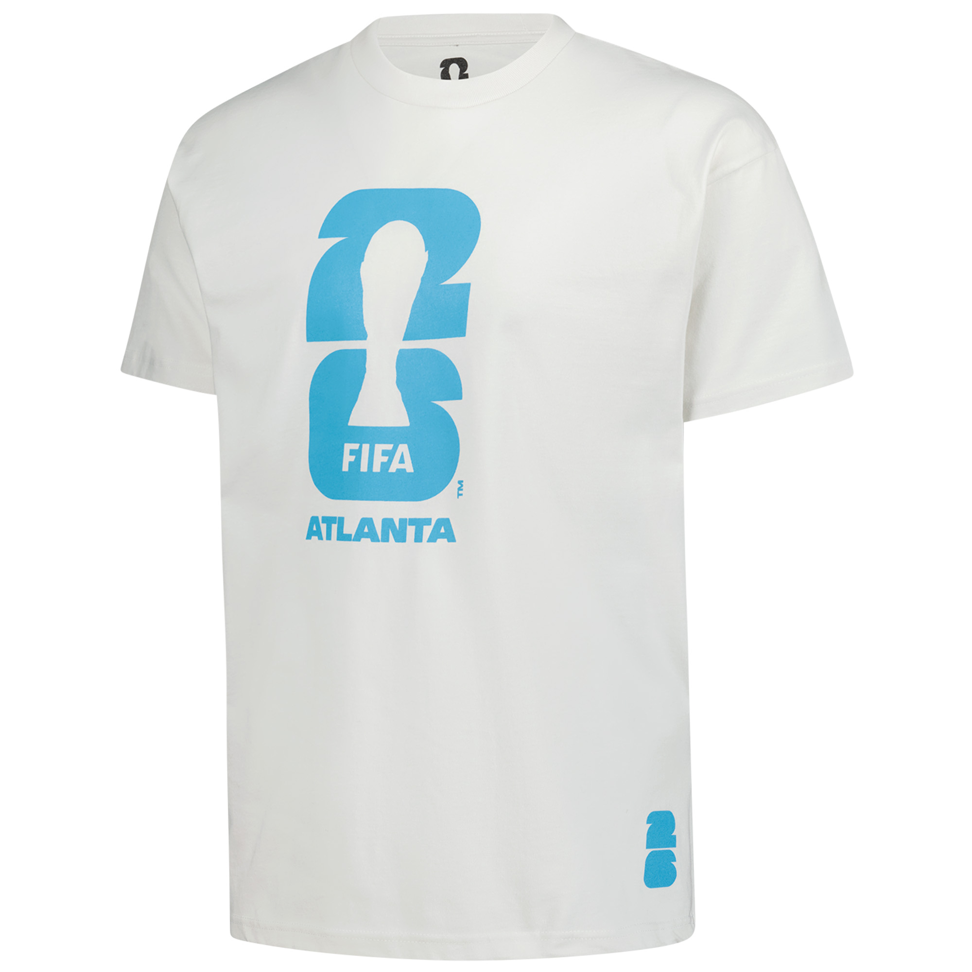 Men's Outerstuff  Cream 2026 FIFA World Cup Atlanta Host City Local Oversized T-Shirt