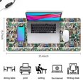thumbnail image 5 of Long Mouse Pads for Desk,Multicolor Bigfoot and Sticker Pattern Desk Mats on Top Of Desks, Desk Mouse Pad Extra Large with 3mm Non-Slip Base and Stitched Edge for Gaming,Office,Work,Home 35.4"x15.7", 5 of 6
