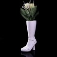 thumbnail image 3 of Jarrón de flores moderno y elegante, soporte para flores secas de alta calidad para salón, comedor y fiesta. blanco, 3 of 9