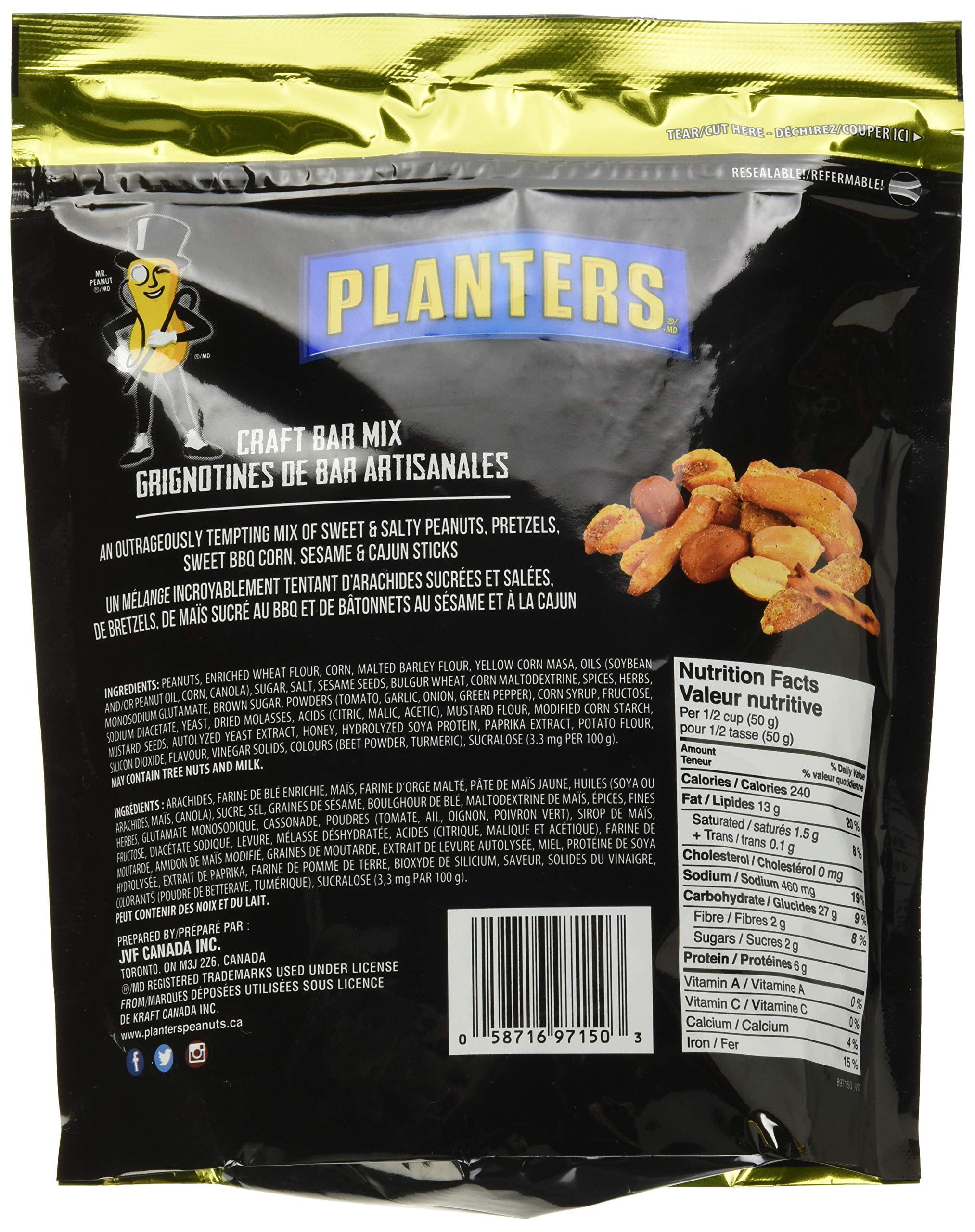 Planters Craft Bar Mix - 550g
