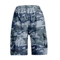 thumbnail image 4 of Fabrcox Cargo Camo Shorts for Men Elastic Waist Mens Bermuda Shorts Breathable Summer Outdoor Athletic Basketball Shorts Men with Pockets XL, 4 of 4