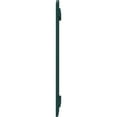 thumbnail image 4 of Ekena Millwork 10 1/2"W x 79"H Americraft Three Board (2 Batten) Exterior Real Wood Joined Board-n-Batten Shutters w/ Elliptical Top (Per Pair), Thermal Green, 4 of 10