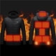 thumbnail image 5 of Cateissary Chaqueta calefactable, abrigo calefactor de masaje para mujeres y hombres, temperatura constante con 3 niveles de calefacción, 8 zonas de Suministros térmicos No. 4 Cateissary HA046946-04, 5 of 6