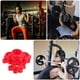 thumbnail image 5 of 10 abrazaderas para mancuernas, pinzas para mancuernas, para deportes, levantamiento de pesas, entrenamiento físico (rojas), 5 of 6