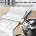 thumbnail image 4 of A4 Thermal Printer - UVERBON - Portable - Inkless - Bluetooth - 100 sheets included, 4 of 4