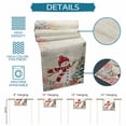 thumbnail image 6 of Beige Christmas Table Runner - 70 Inch Long Snowman Xmas Tree Coastal Snowflake Starfish Cotton and Linen Blended Dress Scarves Farmhouse Table Runner for Kitchen Dining, Coffee Table, 13" x 70", 6 of 8