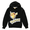 Qmyliery Kids Sweater Pikachu Pattern Long Sleeve Hoodie Loose Pullover Top