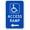 Warning Sign 5, variant on Access Left Side Of Building Handicap Sign - 8"x12" Metal Security Sign, Home Business Yard Garden Office Street Road Indoor Outdoor Easy Mount