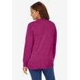 thumbnail image 2 of Woman Within Plus Size Perfect Long-Sleeve Cardigan Sweater, 2 of 4