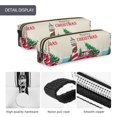 thumbnail image 4 of Disketp Merry Christmas 1 Estuche de Lápices de Cuero con Cierre, Estuche Compacto para Papelería, Bolígrafos y Accesorios Pequeños, 4 of 7