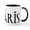 White/Black Inside, variant on CafePress - Paris With Eiffel Tower And Red Heart Mug - 11 oz Ceramic Mug - Novelty Coffee Tea Cup