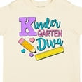 thumbnail image 4 of Inktastic Kindergarten Diva with Pencil and Ruler Girls Toddler T-Shirt, 4 of 5