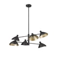 thumbnail image 5 of 12806-MB Millennium Lighting Warhol - 6 Light Chandelier-11.87 Inch Tall and 34.5 Inch Wide, 5 of 6