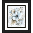 thumbnail image 1 of Talent, Kelley 20x24 Black Ornate Wood Framed with Double Matting Museum Art Print Titled - Farmhouse Cottage Flowers, 1 of 4