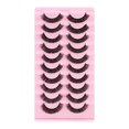 thumbnail image 1 of Juego de 10 pares de pestañas postizas rizador grueso natural multicapa 3D TFixol  tipo 4, 1 of 5