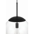 thumbnail image 7 of 56892-FB Craftmade Lighting Gaze - 1 Light Pendant In Contemporary Style-12.8 Inches Tall and 11.88 Inches Wide-Flat Black Finish-Clear Glass Color, 7 of 7