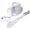 White, variant on Adults Sequins Jazz Dance Hat Temperament Cap Necktie Sequin Fedora Hat Disco Hat Party Accessories