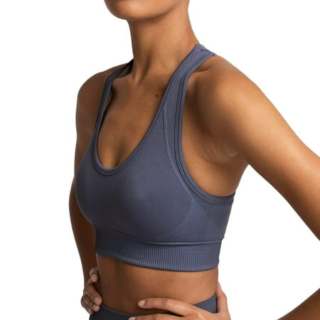 

Wiueurtly Womens Comfort Lightly Lined Seamless Wireless Triangle Bralette Bra