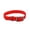Red, variant on Adjustable Dog Collar Chew Resistant Coated Nylon Waterproof Pet Collar With Strong Double Clasps D Shaped Rings For Outdoor Use(Red-21.7In)