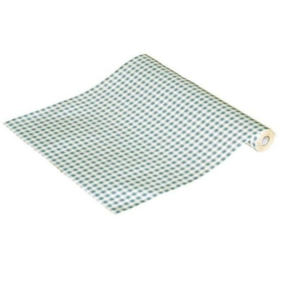 P1051-Roll Fresh Mint Plaid - Self-Adhesive Wallpaper Home Decor Roll  Multicolor