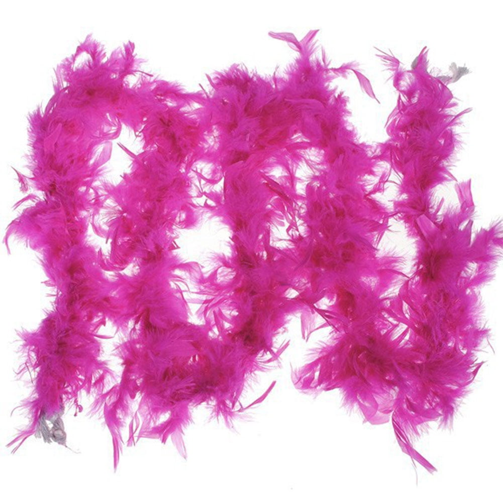 Multicolor 2M Party Feather Boa Strip Fluffy Craft Costume Fancy Dress Wedding